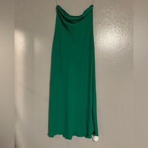 🍀💚 NEW See You Monday Green Strapless Dress L Large NWT